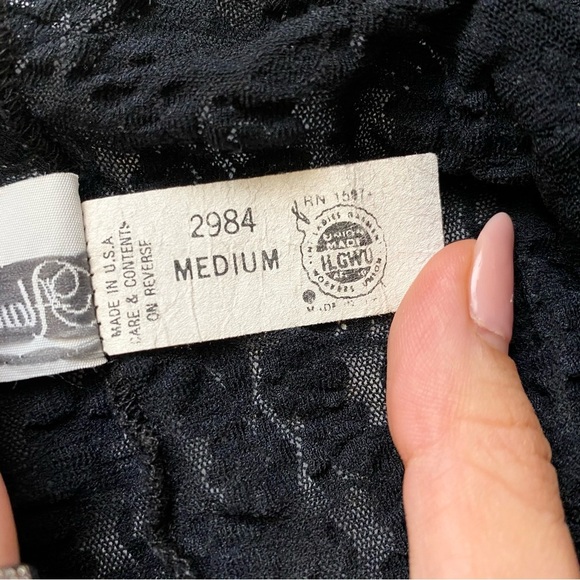 Vintage 60’s Alana Gale Lace Bodysuit Lingerie Intimates - Picture 5 of 7